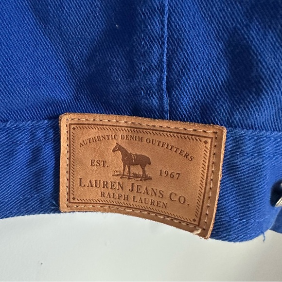 Vintage Ralph Lauren Lauren Jeans Co. blue cotton blend denim trucker jacket - Picture 5 of 6